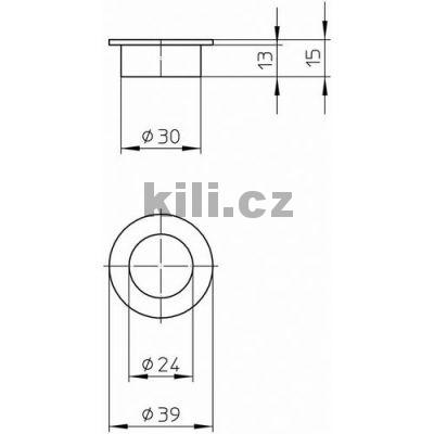 �chytka z�pustn� 2292-40 N1 nikl brou�en�
