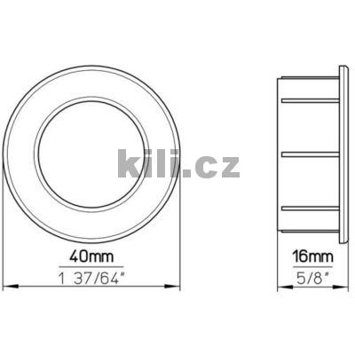 �chytka z�pustn� 2159-40 ZN21 nikl brou�en�