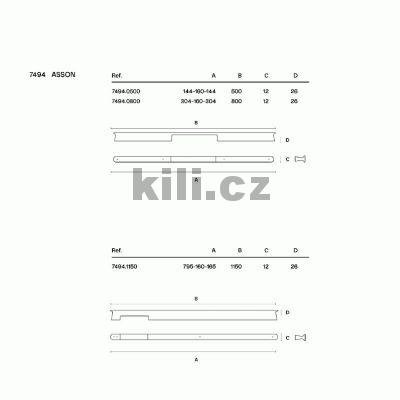 �chytka Asson 304-160-304 �ern� mat