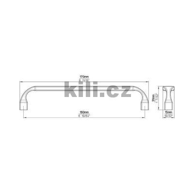 �chytka 2440-170 ZN87 zlat� brou�en� mat