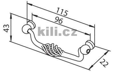 �chytka 1267-115 PB12 �ern�