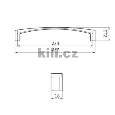 �chytka ZOE 224 chrom mat