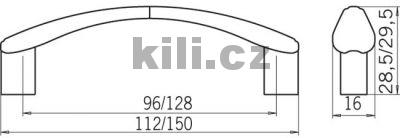 �chytka 1651-150 ZN21 nikl brou�en�