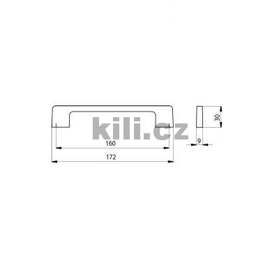 �chytka LUISA 160 �ern� mat