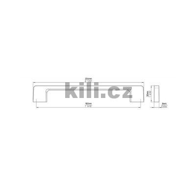�chytka LUISA 192 chrom mat