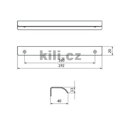 �chytka ANDREA 160 nerez