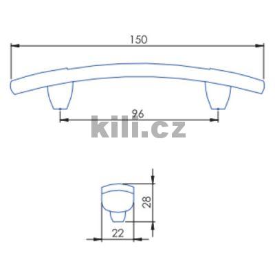 �chytka 2162-150 ZN58 staromosaz