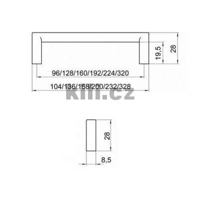 �chytka SLIM 160 patina �ern� ocel