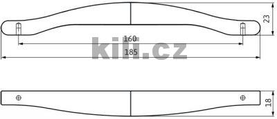 �chytka SANTENA 160 chrom lesk