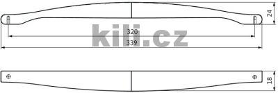 �chytka SANTENA 320 chrom lesk