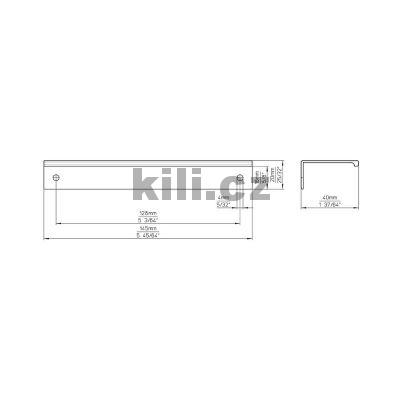 �chytka MINA128 star� ocel brou�en� - V�prodej jen do vyprod�n� z�sob!