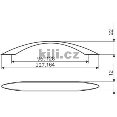 �chytka MESALINA 128 nikl mat