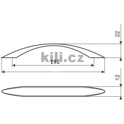 �chytka MESALINA 192 nikl mat