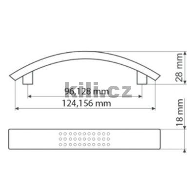 �chytka TALIA 96 nikl mat