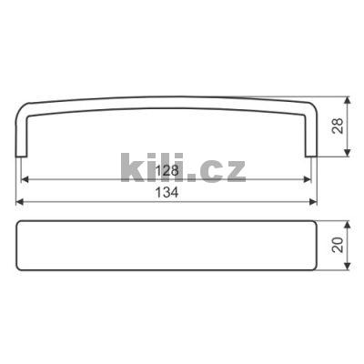 �chytka AMELI 128 nikl mat