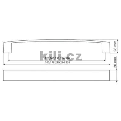 �chytka UNIVERSUM 256 nikl mat