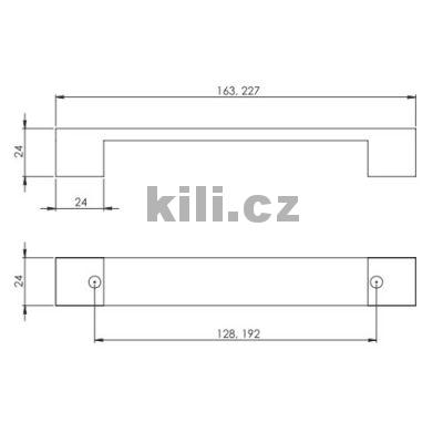 �chytka ESTER 128 nikl brou�en� lesk - V�prodej jen do vyprod�n� z�sob!