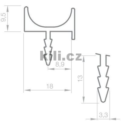 �chytka profilov� LKW 4 hlin�k - 2,75m