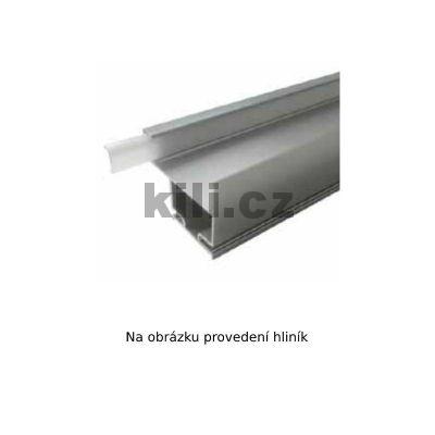 �chytka profilov� pro LED svisl� b�l� lesk, S060/LED/02L - 2250 mm