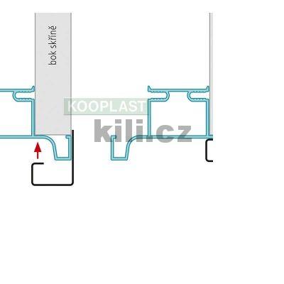 Profil S044 pro upevn�n� vestav�n� trouby do S059,S060