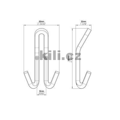 V��k HOLDY �elezo �ern� patina