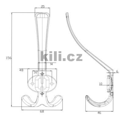V��k ELEGANCE velk� staromosaz
