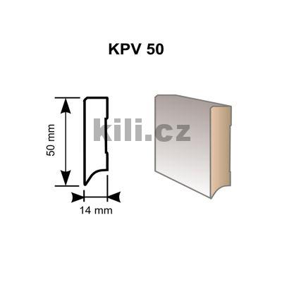 Li�ta soklov� KPV 50 vinyl, Patina 60293