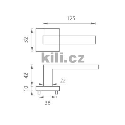 Klika/klika MPK - HOLLY - HR, nikl perla/chrom lesk NP/OC, WC - V�prodej jen do vyprod�n� z�sob!