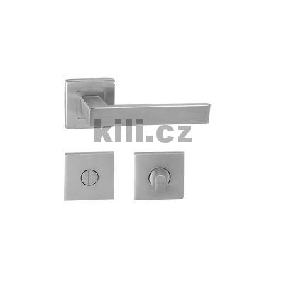 V�ce informac� o v�robku Klika/klika MP-Quadra-HR, nerez brou�en�, WC