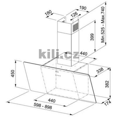 Odsava� par FPJ 615 V BK A