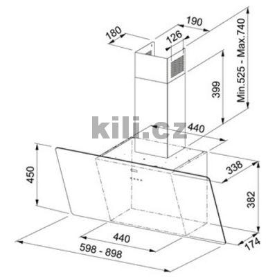 Odsava� par FPJ 915 V BK A