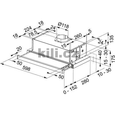 Odsava� par FTC 632 L GR/XS