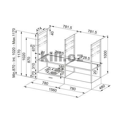 Odsava� par ostr�vkov� Mythos Evolution  FMY EVOLUTION F160 KL �ern� mat