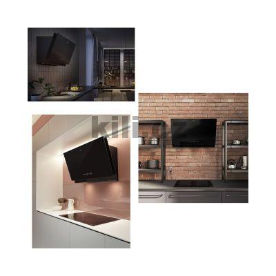 Odsava� par kom�nov� FMA 2.0 PRO 907 BK KL �ern� sklo