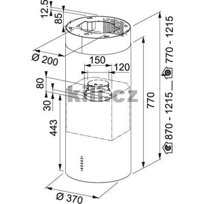 Odsava� par FTU PLUS 3707 I WH