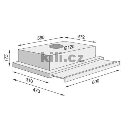 Odsava� par v�suvn� Concept OPV 3260